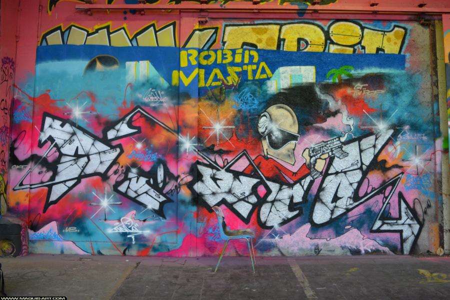 Graffiti de Func88 à L'Aérosol Paris (28 janvier 2018)