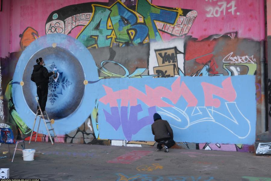 Graffiti de ??? à L'Aérosol Paris (1 février 2018)