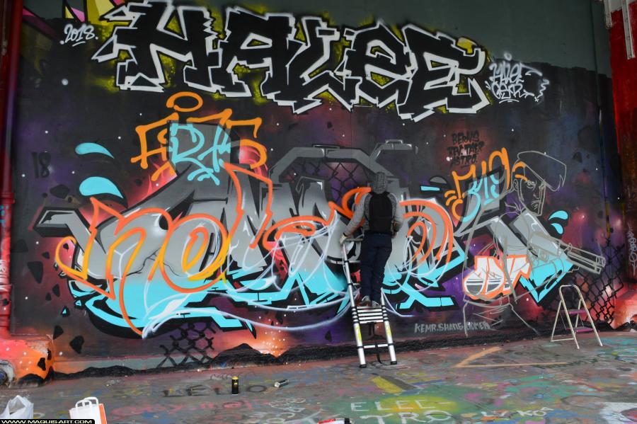 Graffiti à L'Aérosol Paris (3 février 2018)
