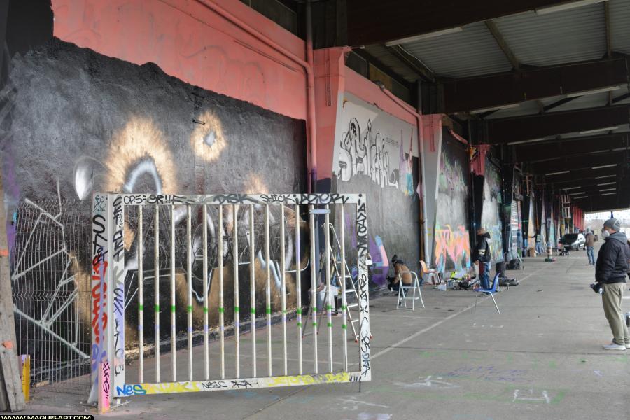 Graffiti de ??? à L'Aérosol Paris (3 février 2018)