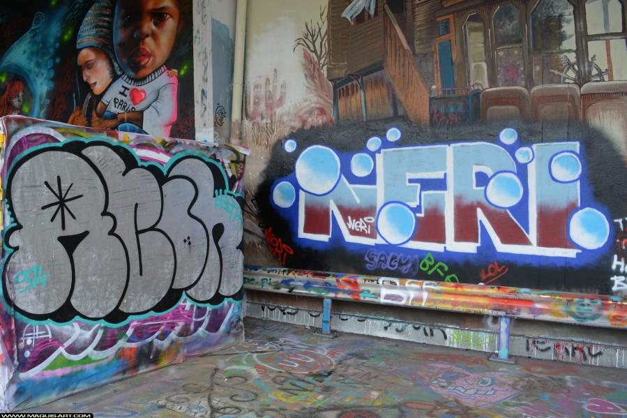Graffiti de Neri à L'Aérosol Paris (4 février 2018)