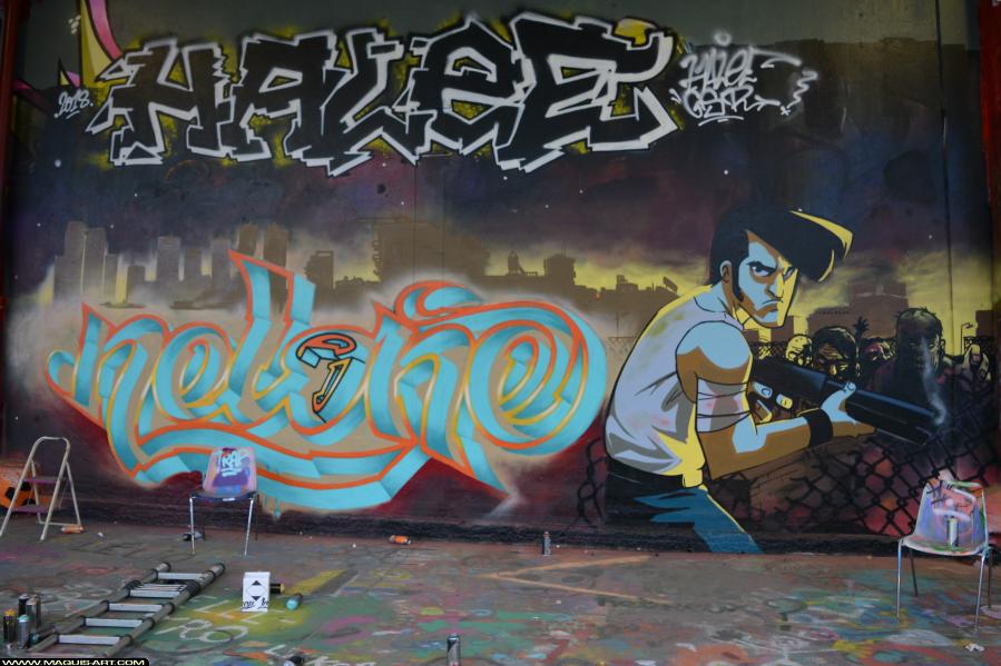 Graffiti à L'Aérosol Paris (3 février 2018)