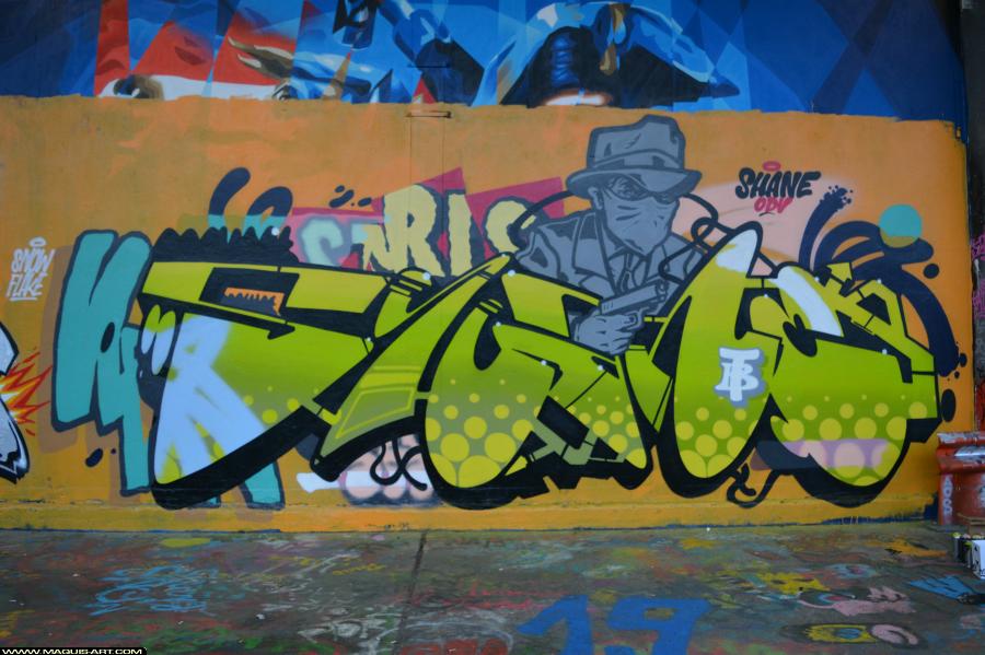 Graffiti de Shane à L'Aérosol Paris (4 février 2018)