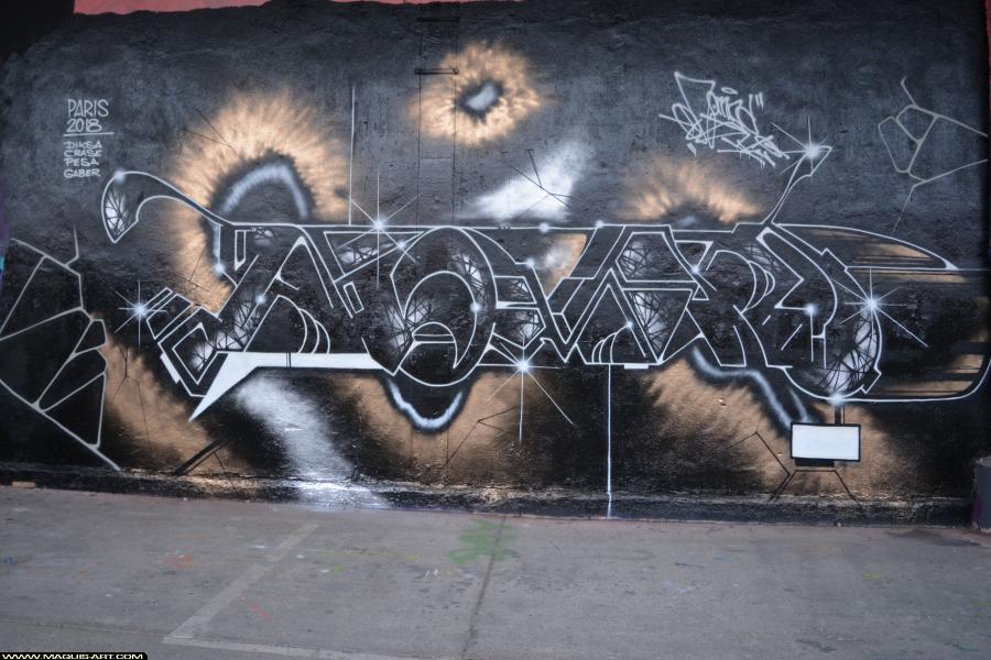 Graffiti de Nomad à L'Aérosol Paris (3 février 2018)