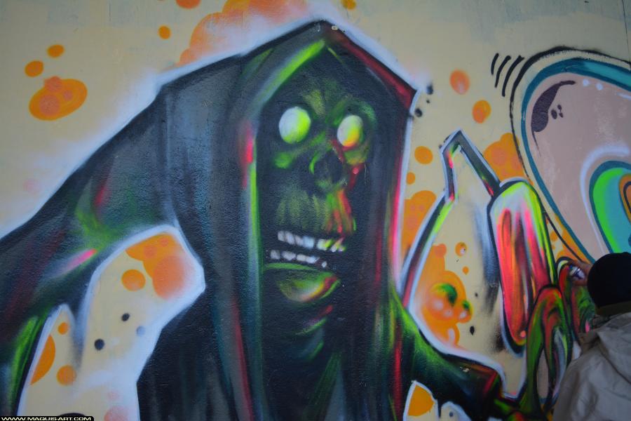 Graffiti de ??? à L'Aérosol Paris (4 février 2018)