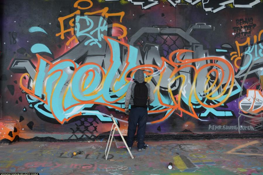 Graffiti à L'Aérosol Paris (3 février 2018)