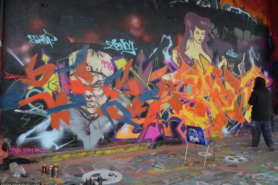 Graffiti à L'Aérosol Paris (3 février 2018)