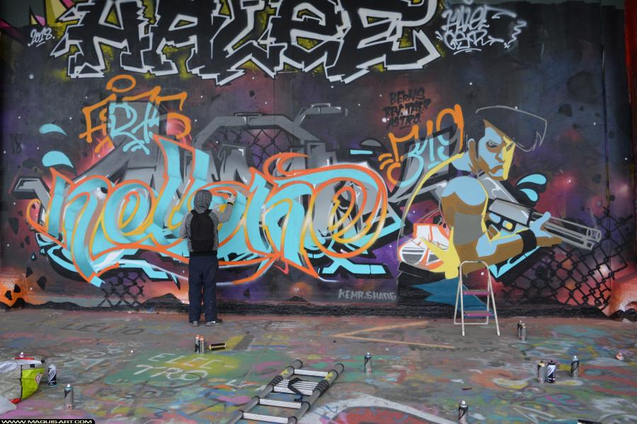 Graffiti à L'Aérosol Paris (3 février 2018)
