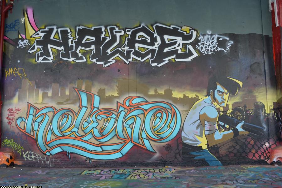 Graffiti de ??? à L'Aérosol Paris (7 février 2018)