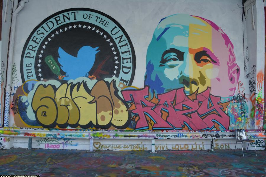 Rasy - Artiste Graffiti au Wall of Fame L'Aérosol