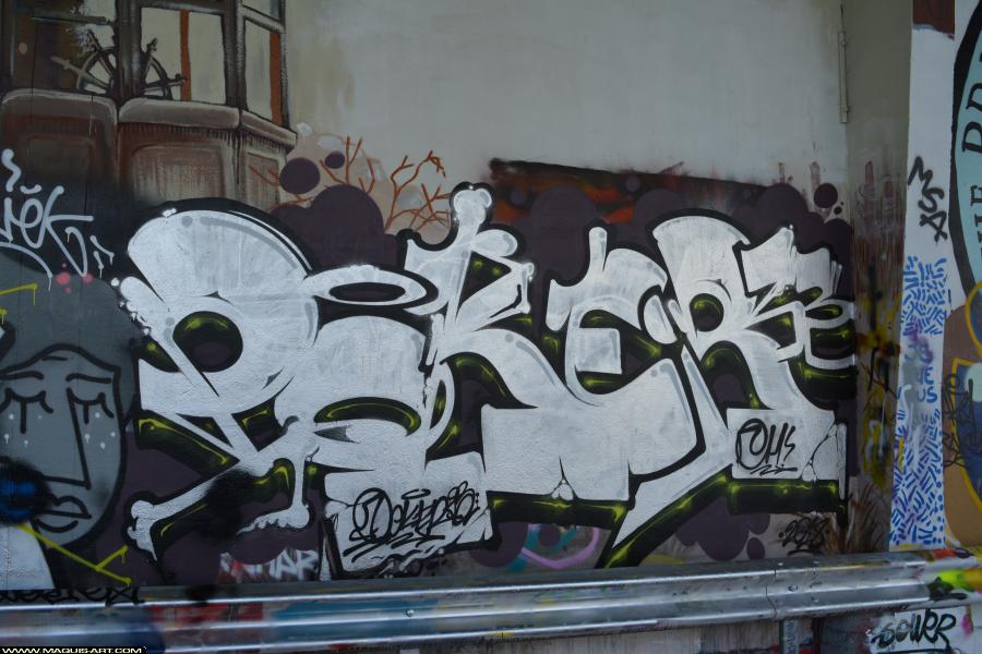 Graffiti de Poker à L'Aérosol Paris (7 février 2018)