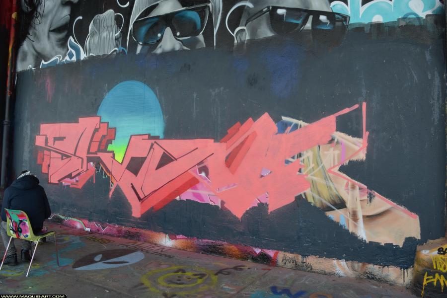 Graffiti de Rekor à L'Aérosol Paris (9 février 2018)