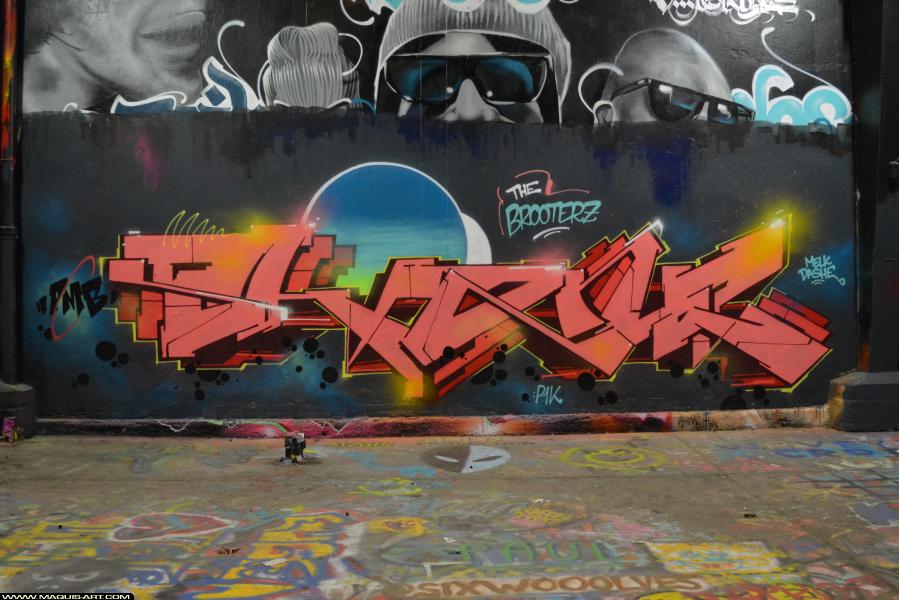 Graffiti de Rekor à L'Aérosol Paris (11 février 2018)