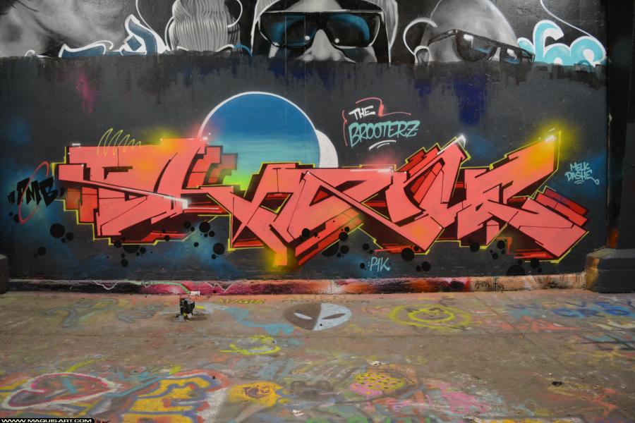 Graffiti de Rekor à L'Aérosol Paris (10 février 2018)