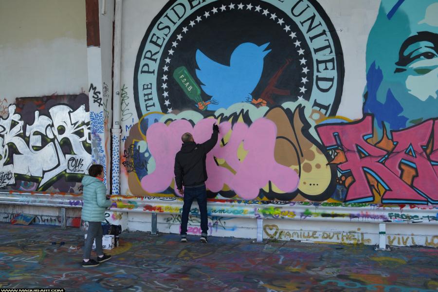 Graffiti de ??? à L'Aérosol Paris (10 février 2018)