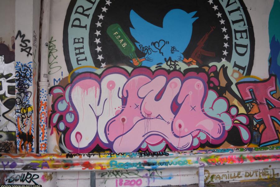 Graffiti de ??? à L'Aérosol Paris (11 février 2018)