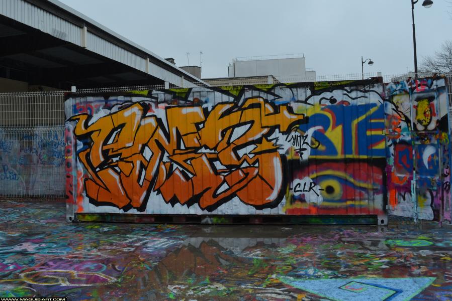 Graffiti de ??? à L'Aérosol Paris (15 février 2018)