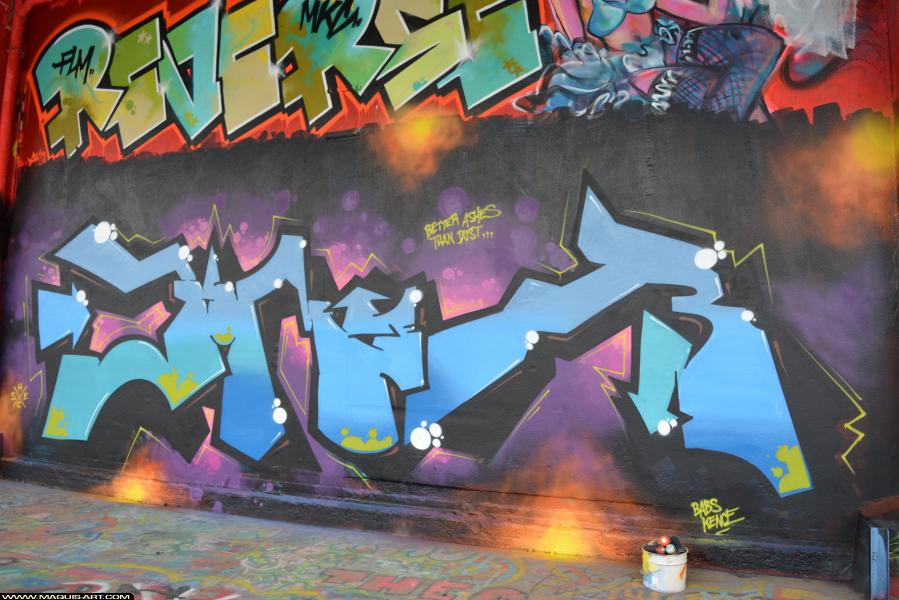 Graffiti de Bomer à L'Aérosol Paris (15 février 2018)