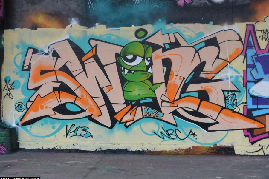 Graffiti de Swing à L'Aérosol Paris (17 février 2018)