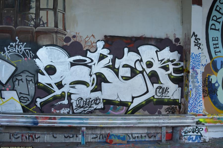 Graffiti de Poker à L'Aérosol Paris (17 février 2018)