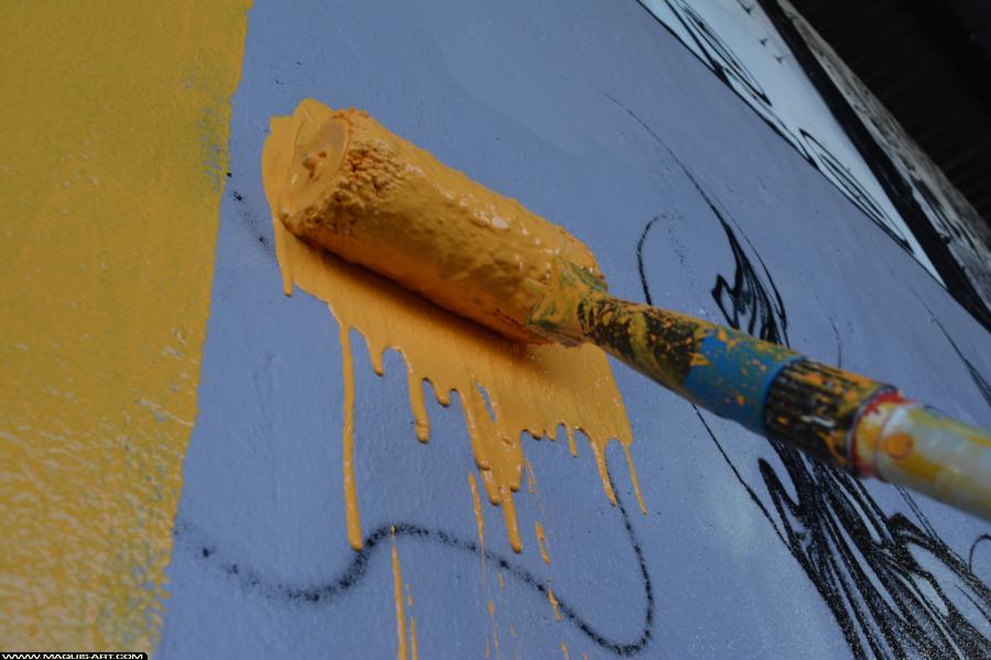 Graffiti de ??? à L'Aérosol Paris (17 février 2018)