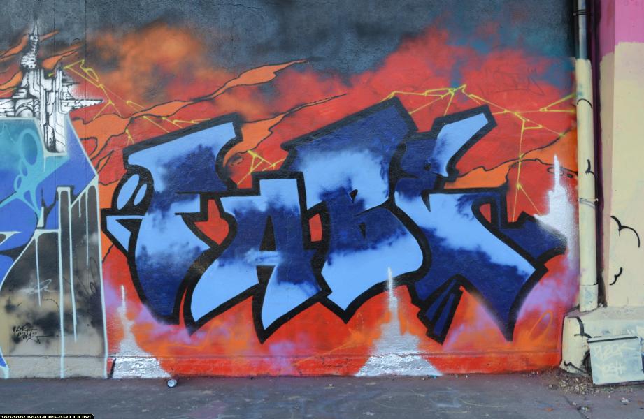 Graffiti de Fabe à L'Aérosol Paris (24 février 2018)