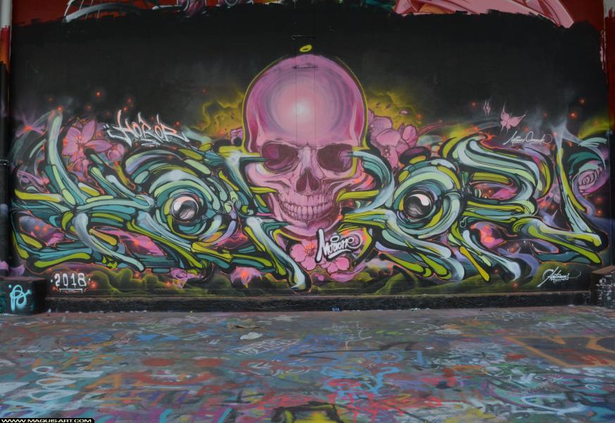 Graffiti de Horor à L'Aérosol Paris (24 février 2018)