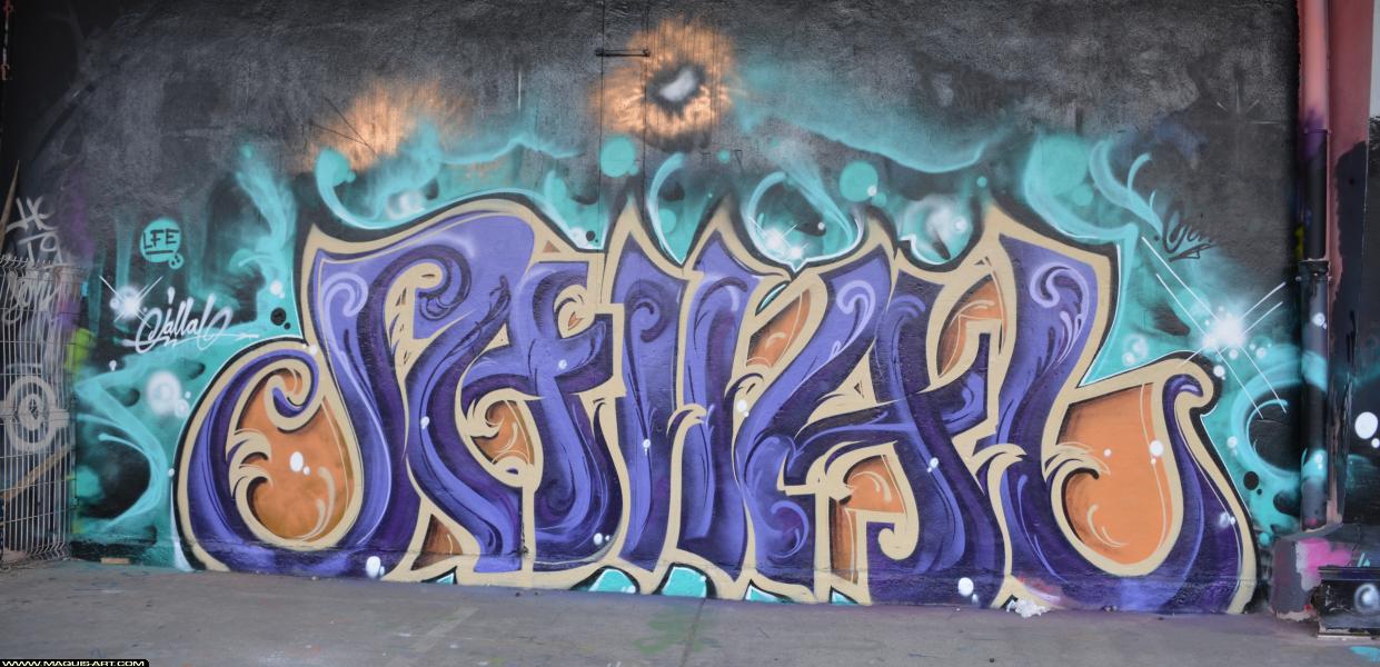Graffiti de Jallal à L'Aérosol Paris (25 février 2018)