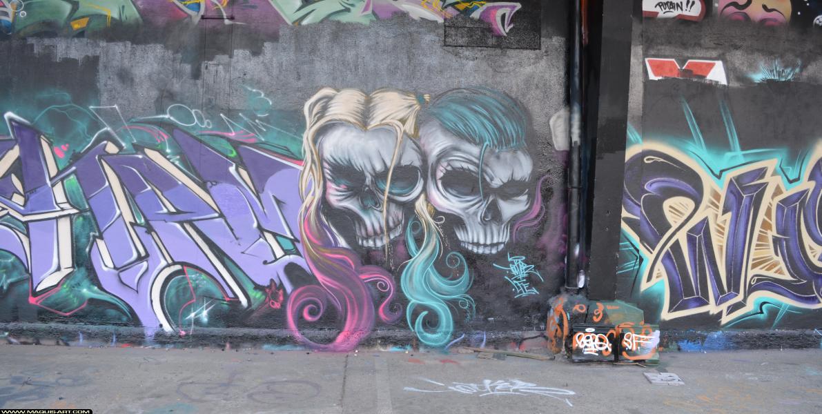 Graffiti de Joker à L'Aérosol Paris (25 février 2018)