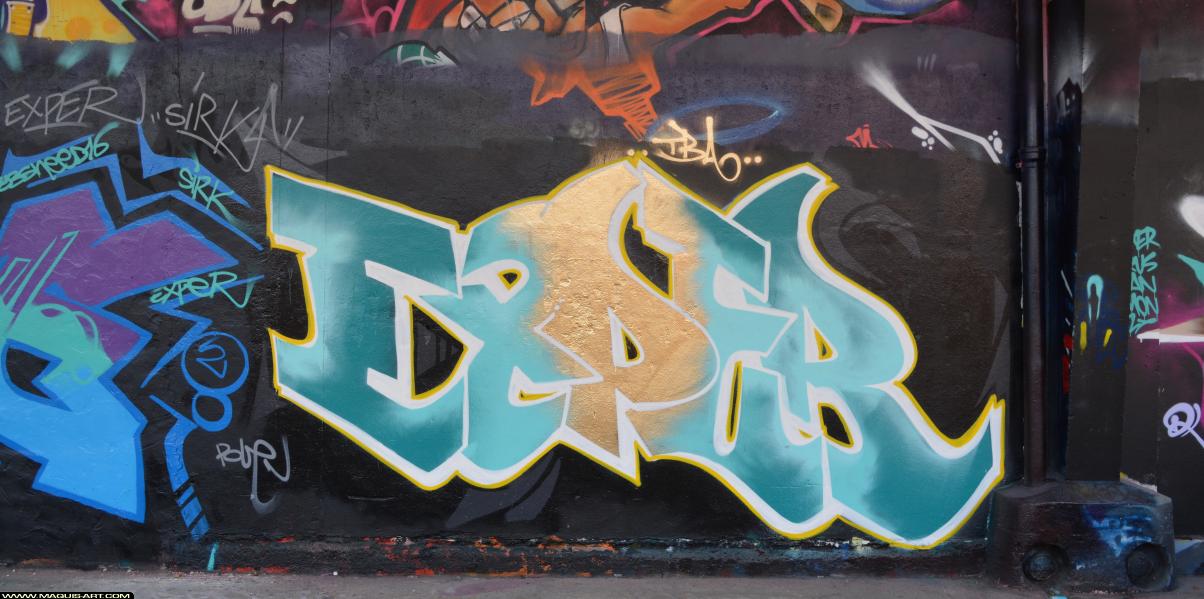 Exper - Artiste Graffiti au Wall of Fame L'Aérosol