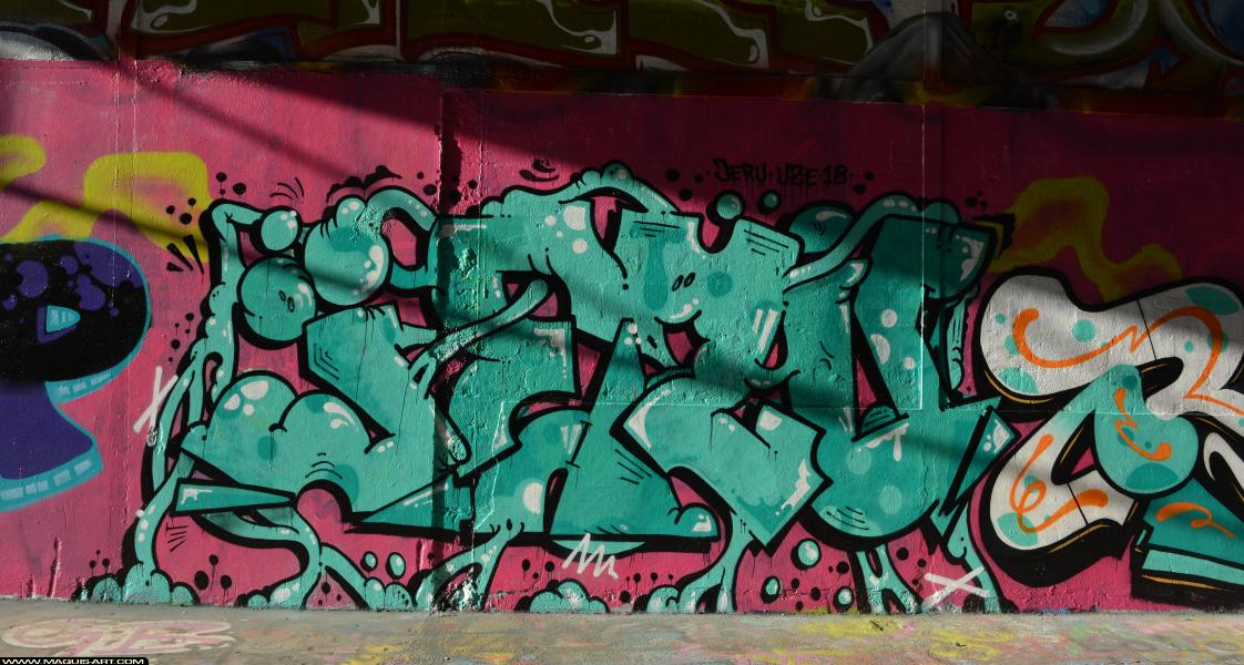 Graffiti de Jeru à L'Aérosol Paris (25 février 2018)