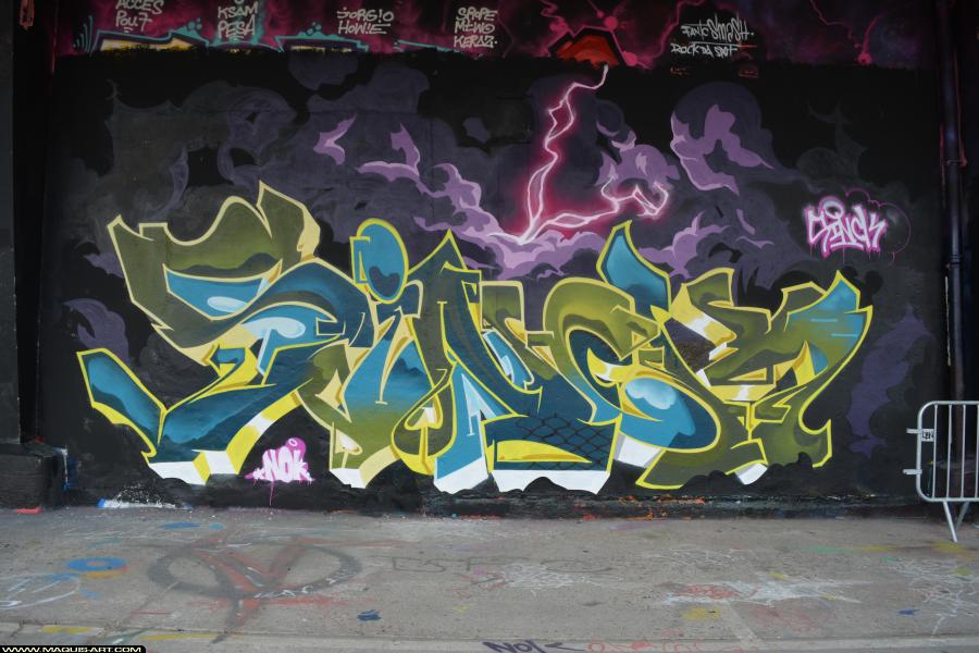 Graffiti de Sinck à L'Aérosol Paris (1 mars 2018)