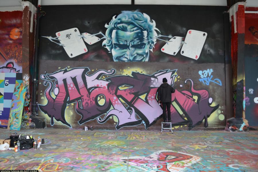 Graffiti de Mart à L'Aérosol Paris (1 mars 2018)