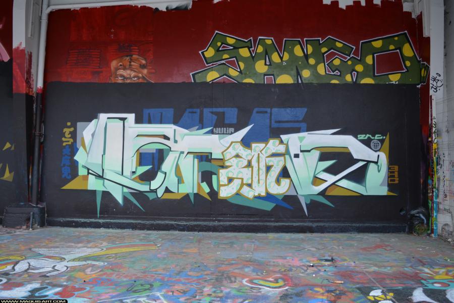 Graffiti de Tacos à L'Aérosol Paris (1 mars 2018)