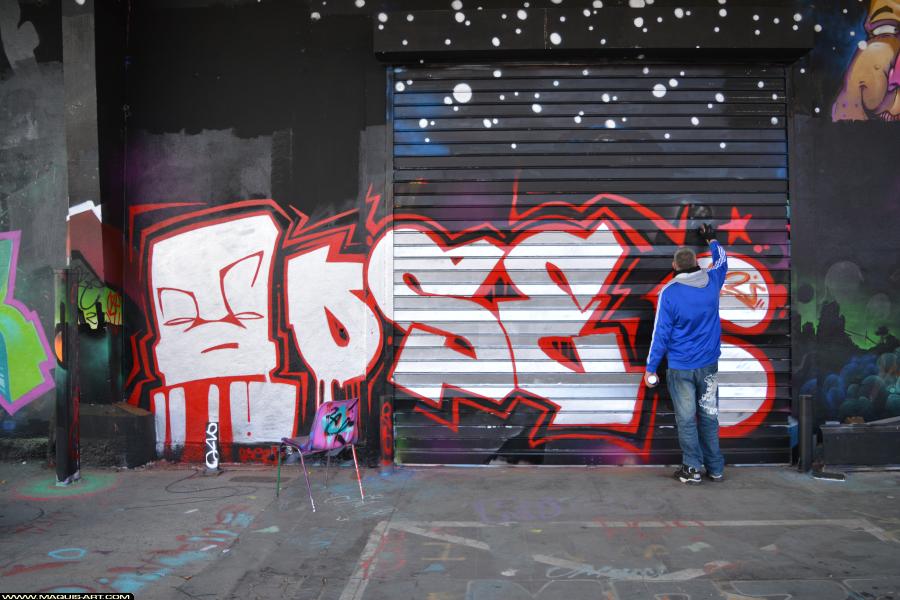 Graffiti d'Oze à L'Aérosol Paris (1 mars 2018)