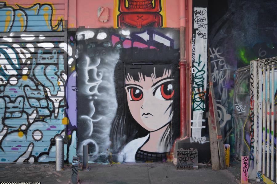 Graffiti à L'Aérosol Paris (1 mars 2018)