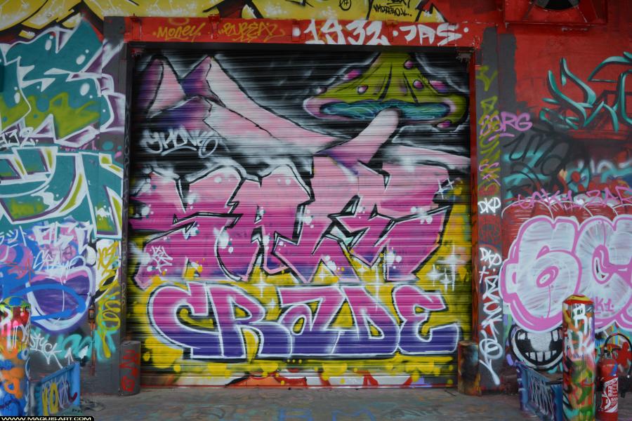 Graffiti de ??? à L'Aérosol Paris (2 mars 2018)