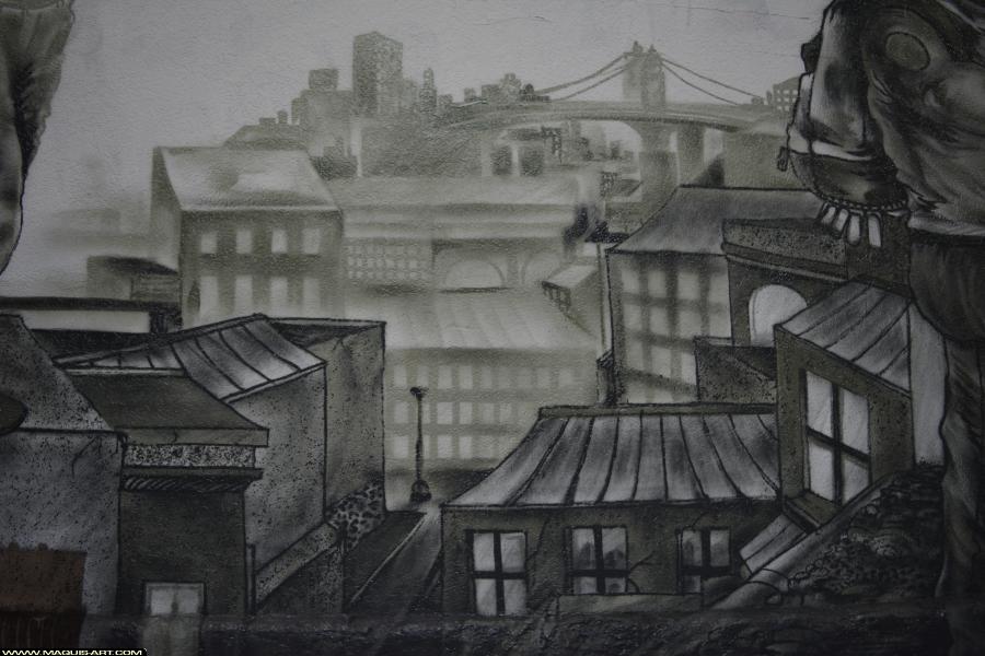 Graffiti de Jowel à L'Aérosol Paris (3 mars 2018)