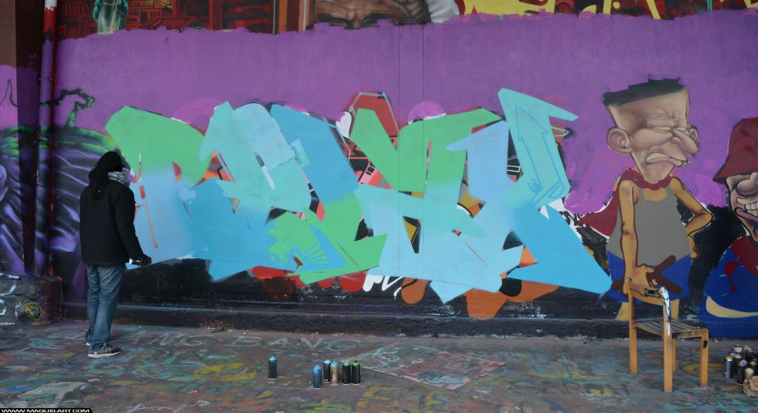 Graffiti de Relax à L'Aérosol Paris (4 mars 2018)