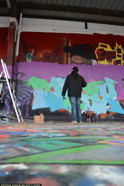 Graffiti de Relax à L'Aérosol Paris (4 mars 2018)