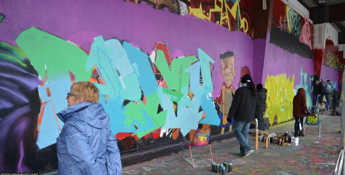 Graffiti de Relax à L'Aérosol Paris (4 mars 2018)