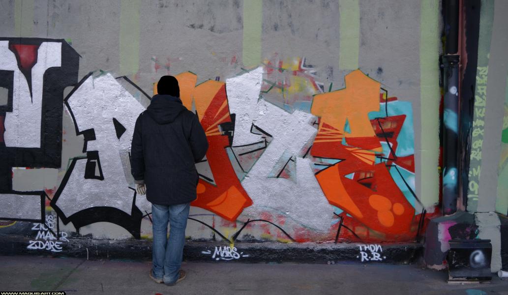 Graffiti de Ryze à L'Aérosol Paris (4 mars 2018)