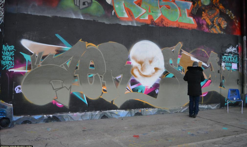 Tomb - Artiste Graffiti au Wall of Fame L'Aérosol