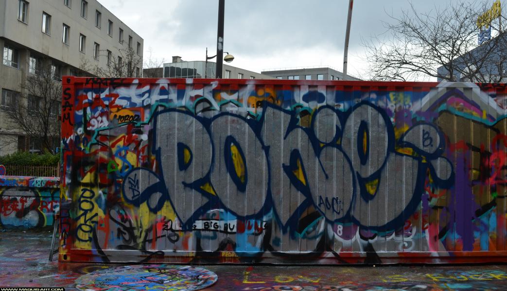 Graffiti de ??? à L'Aérosol Paris (8 mars 2018)