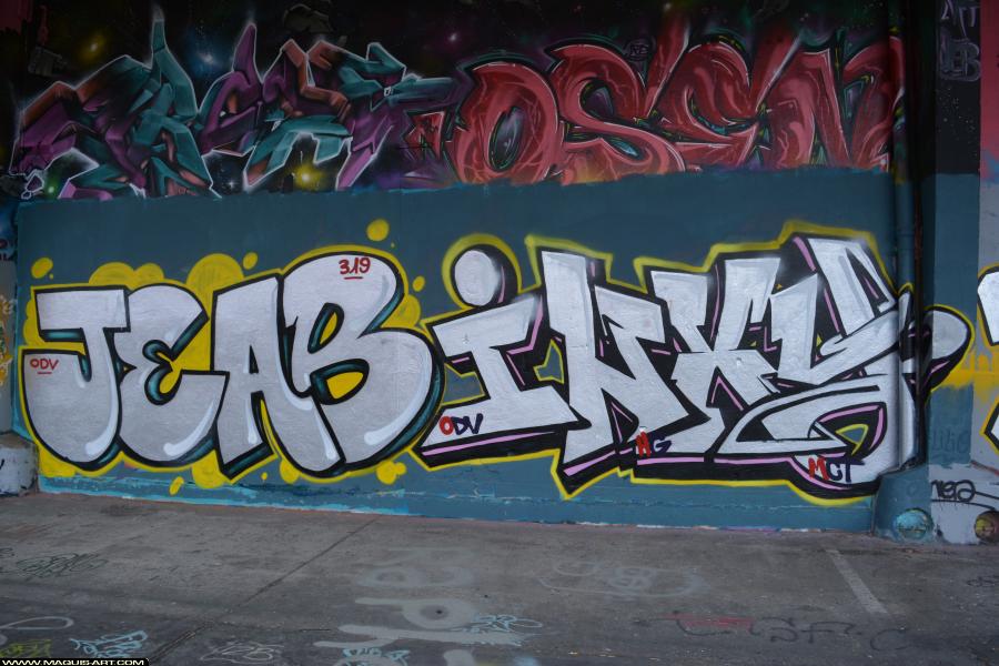 Jeab - Artiste Graffiti au Wall of Fame L'Aérosol