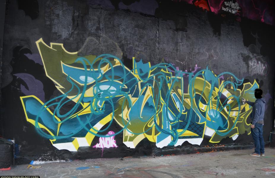 Graffiti de ??? à L'Aérosol Paris (9 mars 2018)