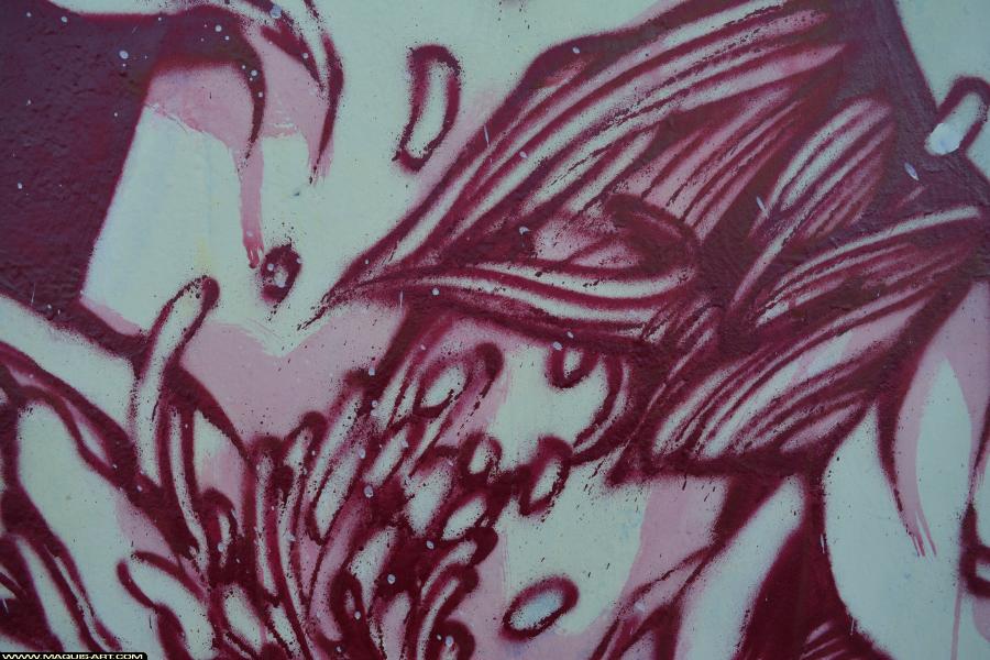 Graffiti de Kanos à L'Aérosol Paris (11 mars 2018)