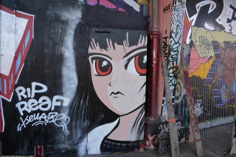 Graffiti de ??? à L'Aérosol Paris (11 mars 2018)