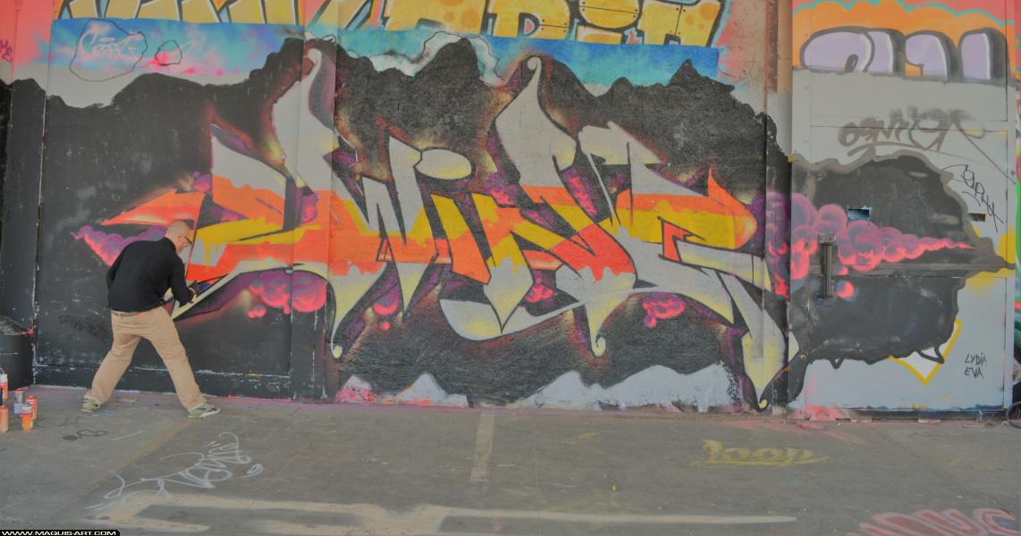 Graffiti de ??? à L'Aérosol Paris (11 mars 2018)