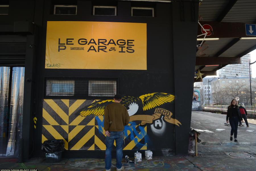 Graffiti de Sintez à L'Aérosol Paris (11 mars 2018)